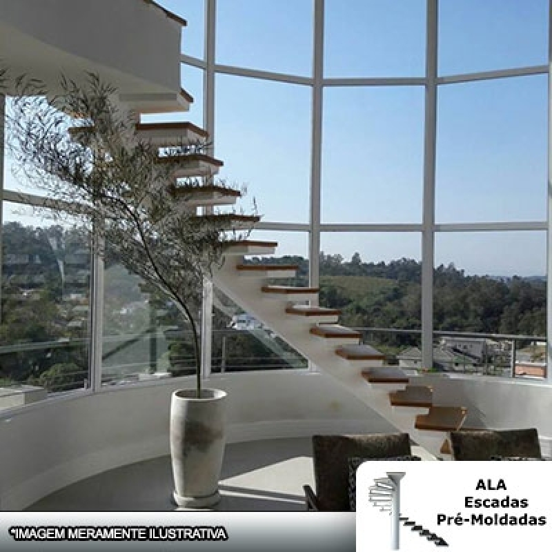 Comprar Escada Interna para Prédio Itaquaquecetuba - Escada Interna Moderna