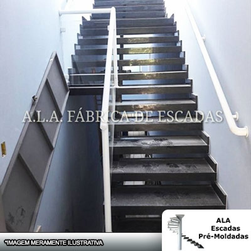Comprar Escada Interna Predial Itapevi - Escada Interna com Corrimão