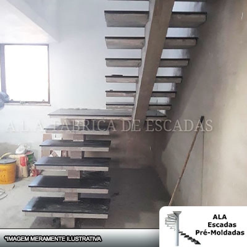 Empresa de Escada em U com Viga Central Bragança Paulista - Escada em U com Viga Central