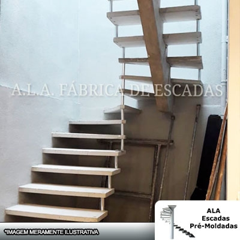 Empresa para Comprar Escada Interna para Terraço Invernada - Escada Interna com Corrimão