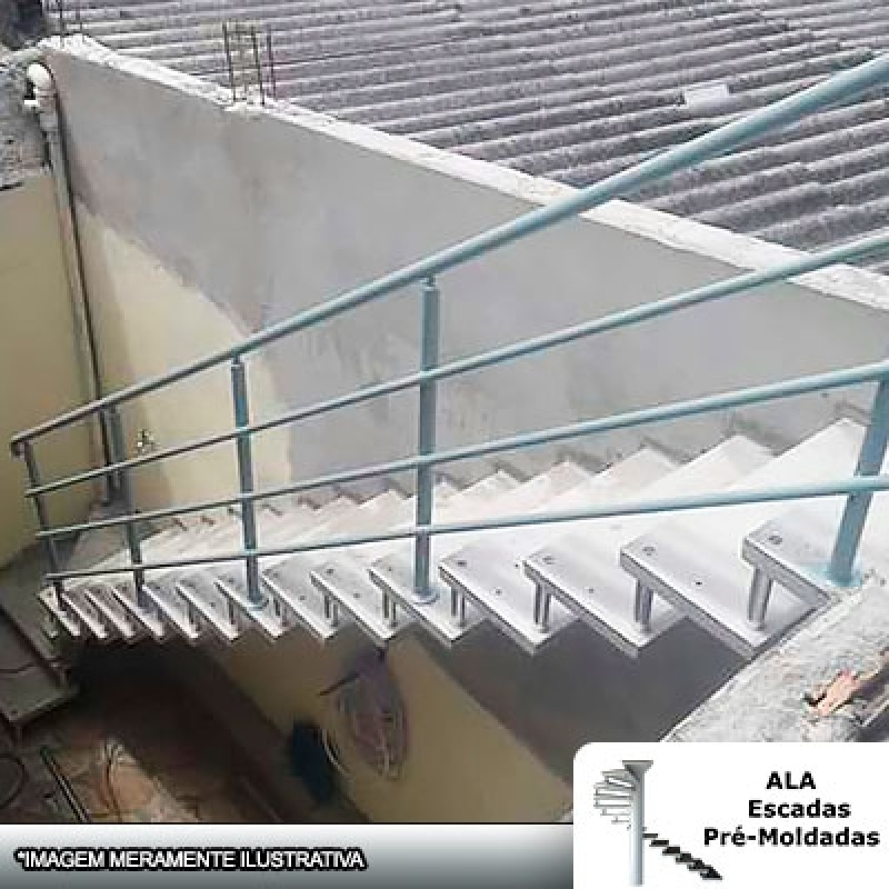 Escada Interna de Concreto Valor Parque Cecap - Escada Interna para Sala