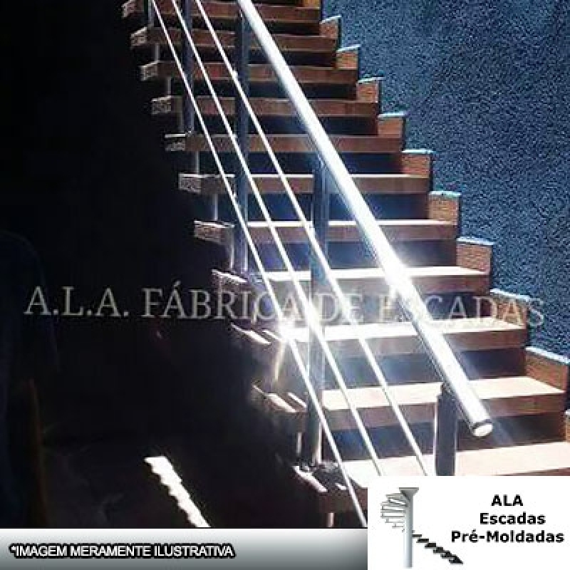 Escada Interna Moderna Valor Monte Carmelo - Escada Interna para Prédio