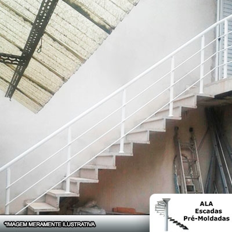 Loja de Escada em L com Espelho Fechado Ribeirão Pires - Escada em L para Sobrado