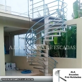 escada caracol valores Jardim Maria Helena