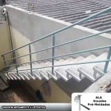 escada interna de concreto valor Vila Augusta