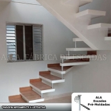 escadas pré moldadas vigas centrais ABC Paulista